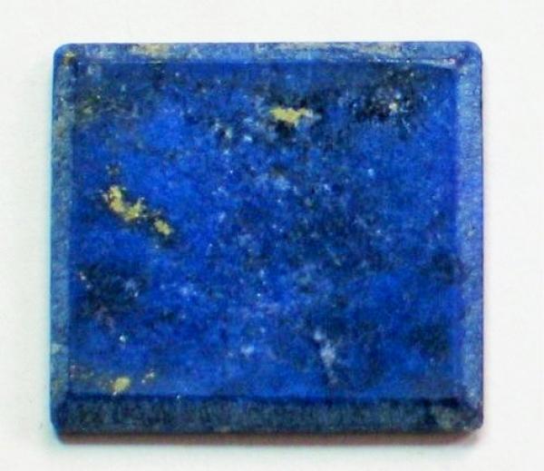 Lapislazuli Platte, rechteckig, Masse (L/B/H): 15,41 x 13,95 x 2,21 mm
