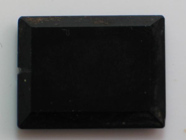 Lagenstein mit Gravur , Rechteck, Masse (L/B/H): 18,01 x 13,98 x 3,55 mm