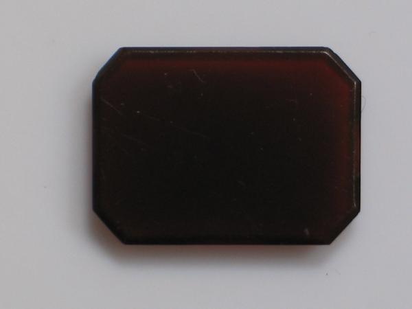 Karneol Platte, Rechteck, Achteckschliff, Gewicht: 4.9 ct.