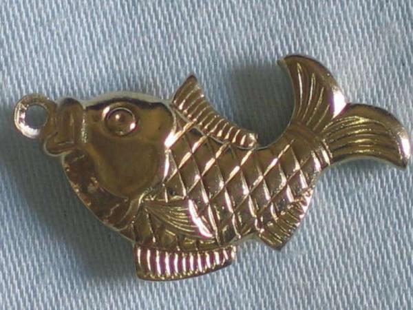 Anhänger "Fisch" aus 333er Gelbgold, Gewicht: 3,0g