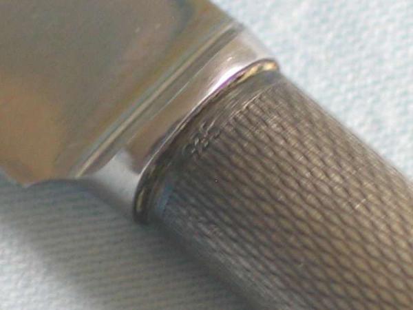 Kleines Messerchen 13 cm Länge aus 935er Silber Gewicht ca. 17,4 Gramm