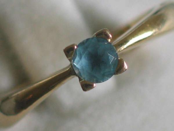 Topas Ring aus 585er Gelbgold, Größe 53 Gewicht: 2,3 Gramm