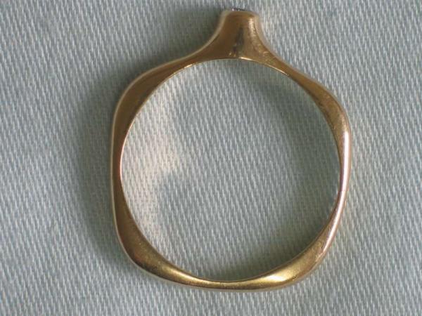 Diamantring aus 585er Gelbgold mit 0.05 ct. Größe 54, Gewicht: 2,2g