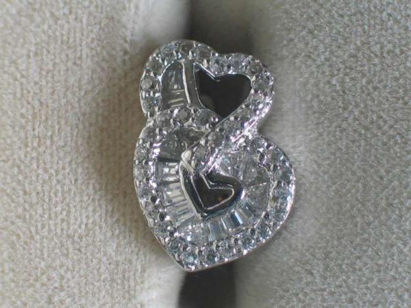 Neuware aus 925er Sterlingsilber: Ring und Ohrringe "Hearts" mit Zirkonia, Größe 54