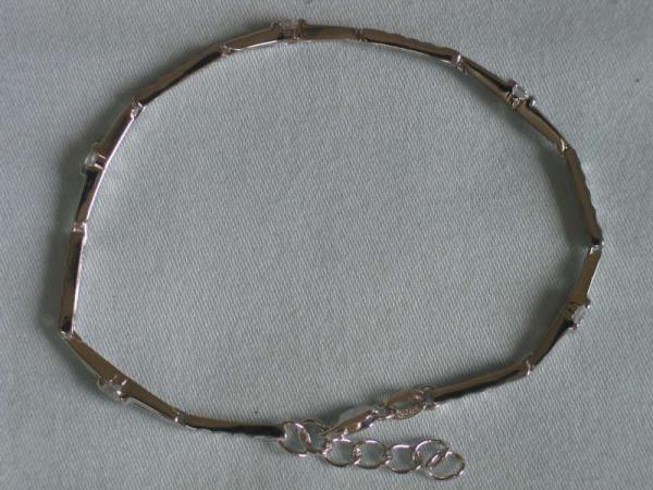 Armband "Adria" aus 925er Sterlingsilber mit Zirkonia, Länge 18,0 - 20,2 cm Gewicht: ca. 5,9 Gramm