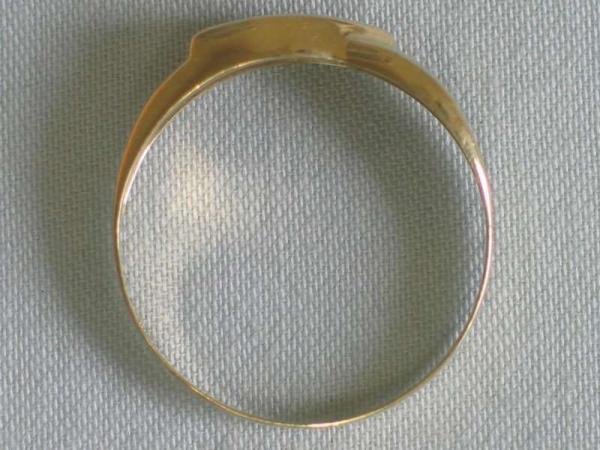 Diamantring 0.02 ct. aus 585er Gelbgold, Größe 63, Gewicht: 1,5g