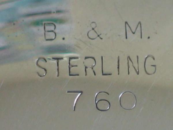 Baldwin & Miller Inc. "Quarter Dollar" Zierschälchen aus 925er Sterlingsilber, 32,1g
