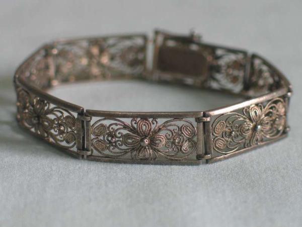 Vintage: Armband aus 800er Silber, Länge 17 cm Gewicht: 11,3 Gramm