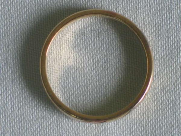 Diamantring aus 585er Gold Tricolor mit 0.02 ct, , Größe 54, Gewicht: 2,9g