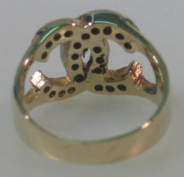 Diamantring aus 585er Gelbgold, Größe 53, Gewicht: 4,9g