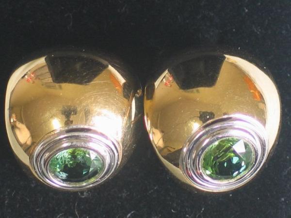 Elegante Smaragd 2.4 ct. Ohrstecker aus 750er Gelbgold, Gewicht: 18,8g