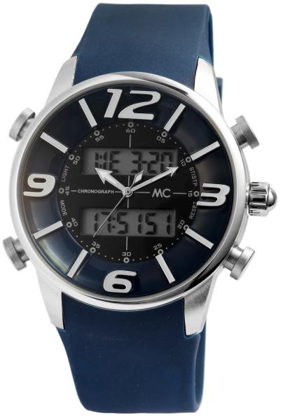 MC Herrenuhr Digital/Analog mit Kautschukband