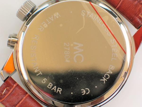 MC Herren Chronograph mit Lederband