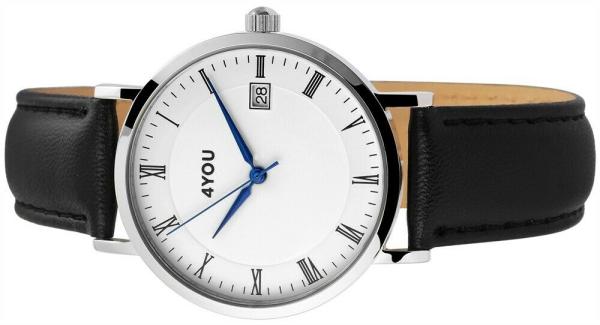 4You Unisexuhr mit Kunstlederband