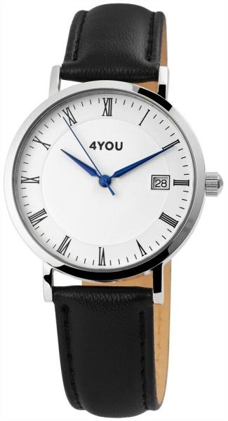 4You Unisexuhr mit Kunstlederband