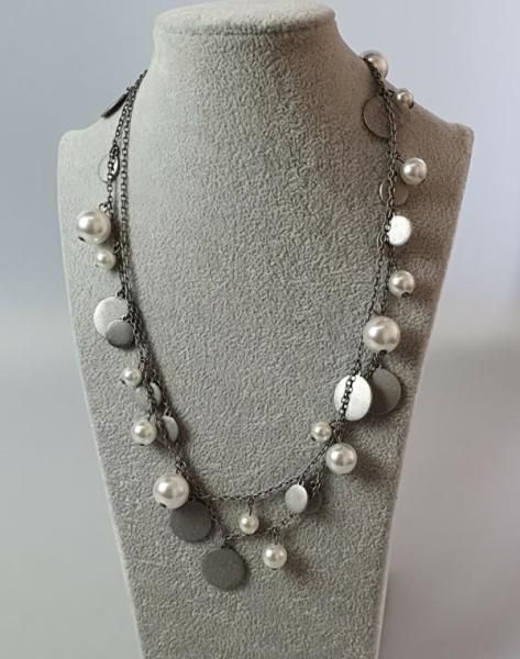 Metall Perlen Ankerkette, Länge: 50 cm / Stärke: 2 mm / UVP 8,90 €