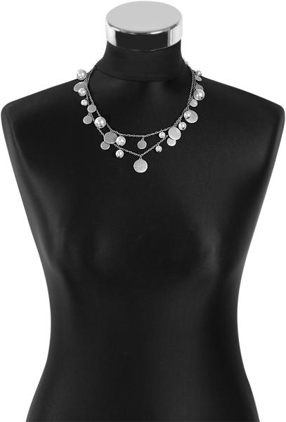 Metall Perlen Ankerkette, Länge: 50 cm / Stärke: 2 mm / UVP 8,90 €