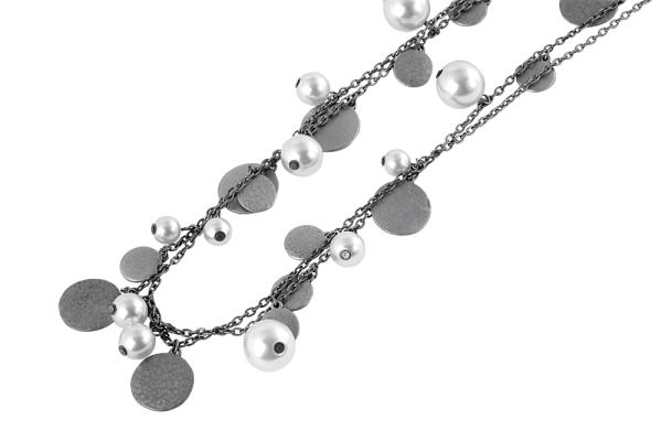 Metall Perlen Ankerkette, Länge: 50 cm / Stärke: 2 mm / UVP 8,90 €