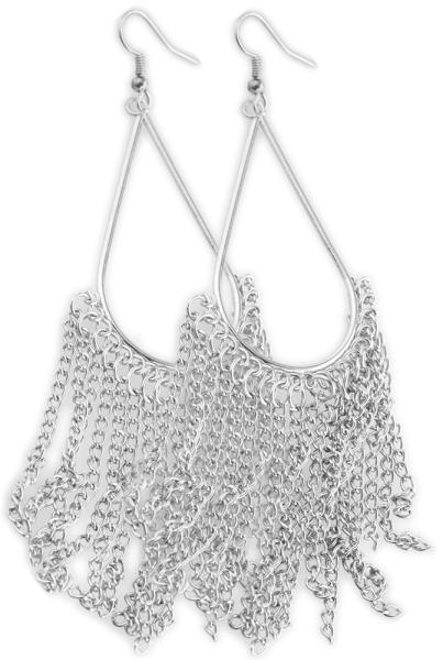 Cham Cham Ohranhänger, silberfarben