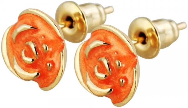 JZ10 Cham Cham Ohrstecker, Goldfarbig/Mehrfarbig, VE 3 Stück