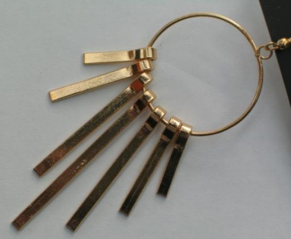 Cham Cham Ohranhänger, goldfarben