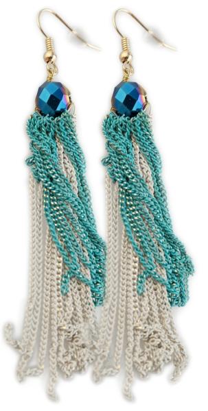 JZ22 Cham Cham Ohranhänger, Türkis, Steckverschluss