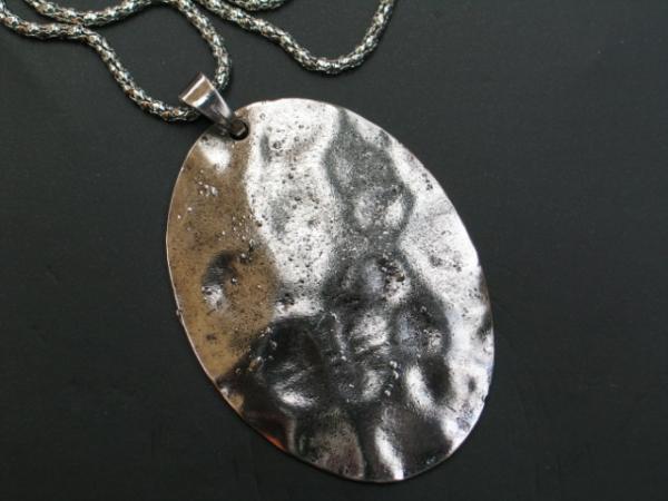 Cham Cham Metall Damen Schlangenkette mit Anhänger, Länge: 70 cm