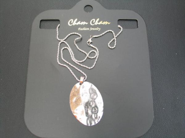 Cham Cham Metall Damen Schlangenkette mit Anhänger, Länge: 70 cm