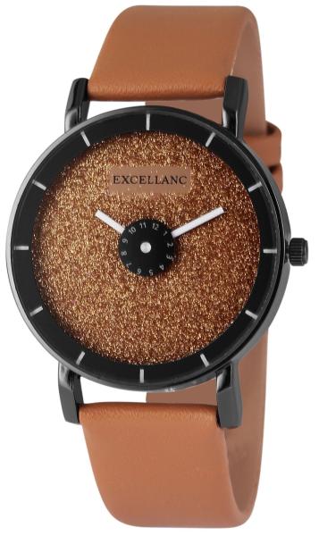 Excellanc Damenuhr mit Kunstlederband