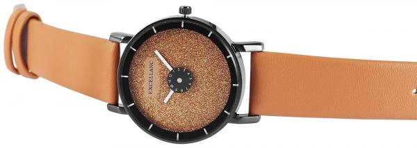 Excellanc Damenuhr mit Kunstlederband