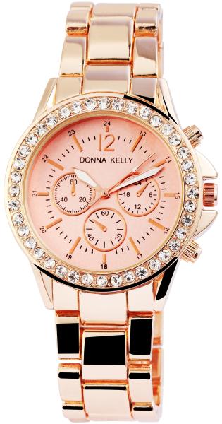 Donna Kelly Damenuhr mit Metallarmband