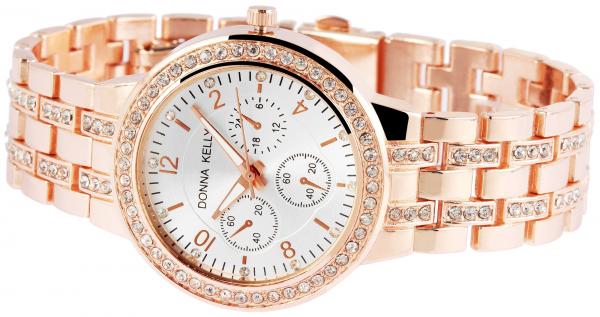 Donna Kelly Damenuhr mit Metallarmband