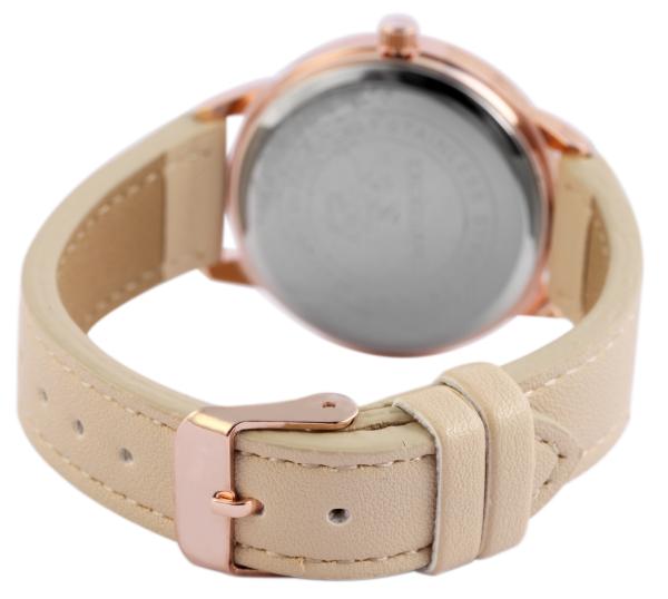 Excellanc Damenuhr mit Band aus Kunstleder