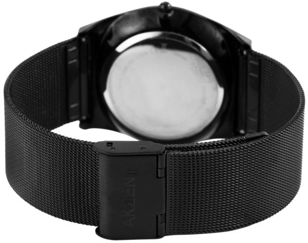 AKZENT EXCLUSIVE Herrenuhr mit Edelstahl Meshband