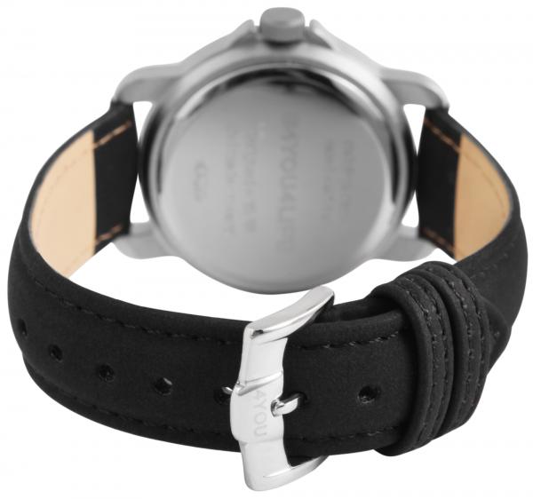 4You Unisexuhr mit Echtlederarmband