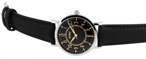 4You Damenuhr mit Echtlederarmband