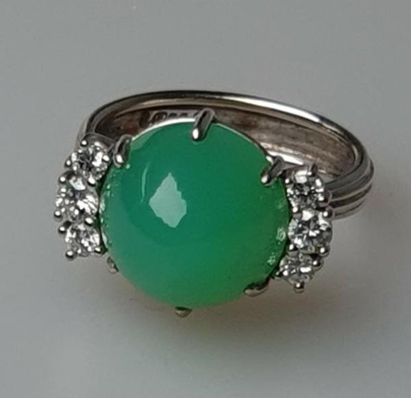 Exclusiver Chyropras- Diamantring, 750er Weißgold, Größe 53, Gewicht: 6,0g