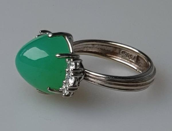 Exclusiver Chyropras- Diamantring, 750er Weißgold, Größe 53, Gewicht: 6,0g