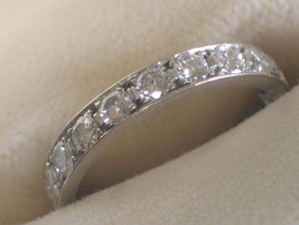 Alliance- / Memory-Ring Brillantring mit 1.52 ct. 750er Weißgold, Größe 55, Gewicht: 2,8g