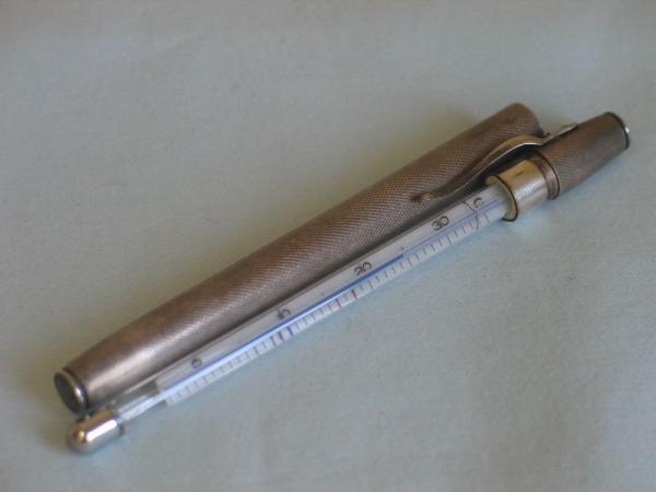 Weinthermometer aus 800er Silber Gewicht: ca. 14,6 Gramm