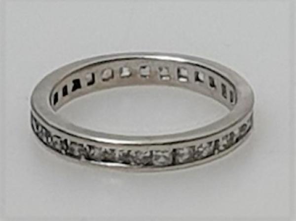 Ring aus 925er Silber mit Zirkonia, Größe 55 ,Gewicht: 2,4g