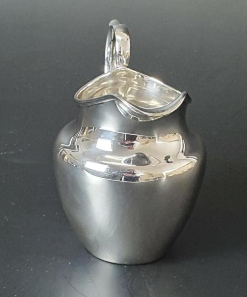 Antiksilber Milchkännchen, England, Birmingham, um 1914, Sterlingsilber, T H Hazlewood, Gewicht. 98,3g