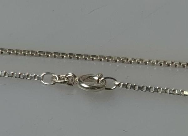 Venezianer Halskette aus 835er Silber, Länge 45 cm, Gewicht: 3,4g