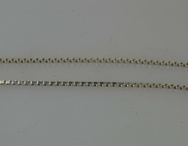Venezianer Halskette aus 835er Silber, Länge 45 cm, Gewicht: 3,4g