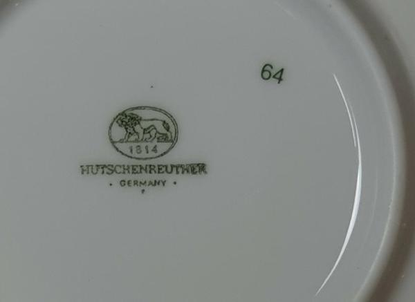 Vintage: 4x Hutschenreuther Kaffe / Teetassen und Unterteller