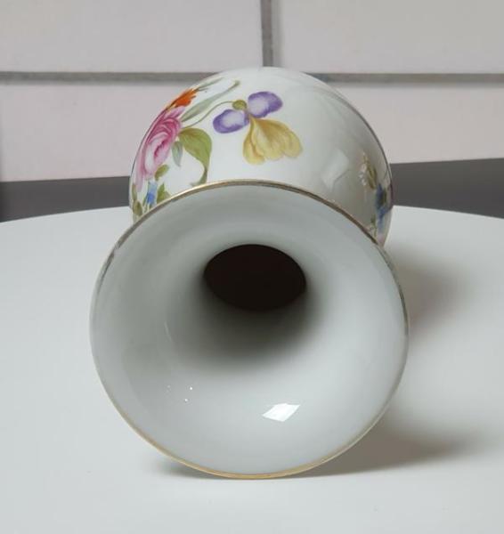 Vintage Blumenvase Rosenthal -Flower- mit Goldrand