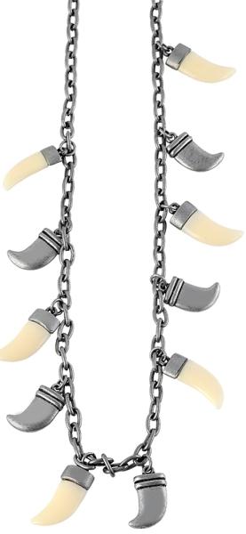 "3 für 2" Tigerzahn Metall Unisex Ankerkette, Länge: 70 cm / Stärke: 4 mm / UVP 9,90 €