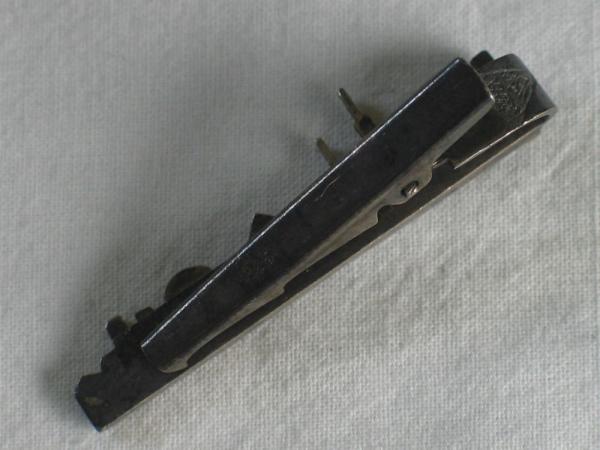 Krawattennadel "Stadtbild" aus 925er Sterlingsilber mit Schmuckstein Gewicht: ca. 10,3 Gramm