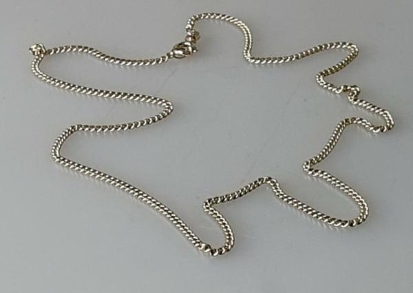 Panzerhalskette aus 333er Gelbgold, Länge 40 cm, Gewicht: 3,3g