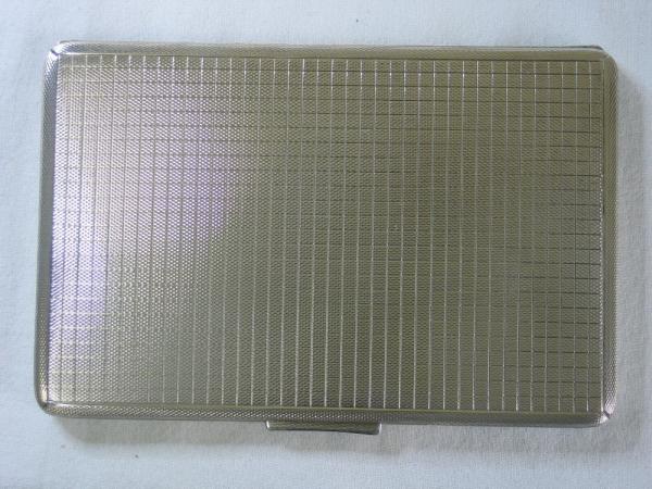 Zigaretten- Zigarrenenetui 925er Sterlingsilber Gewicht: ca. 175,4 Gramm